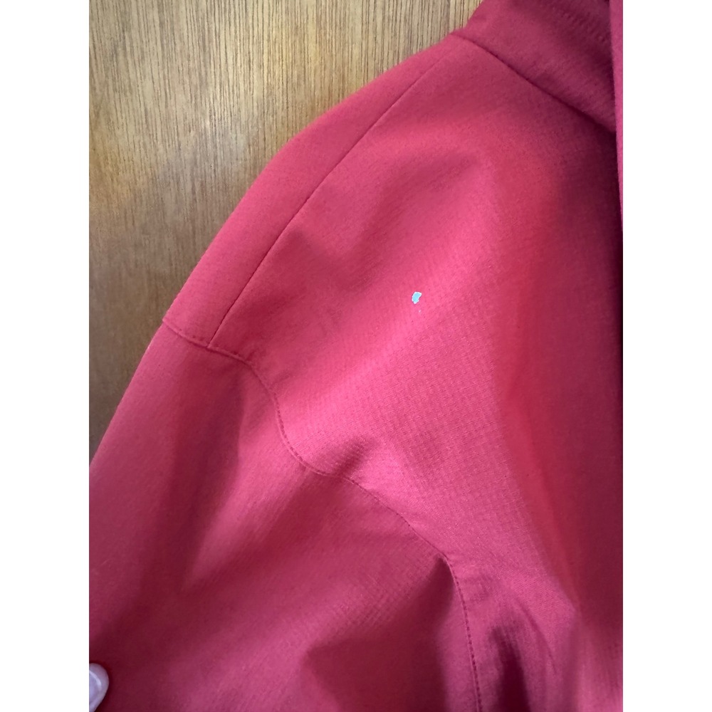 The North Face Mens Red Hooded Softshell Insulated Jacket Size Medium M - Picture 9 of 10